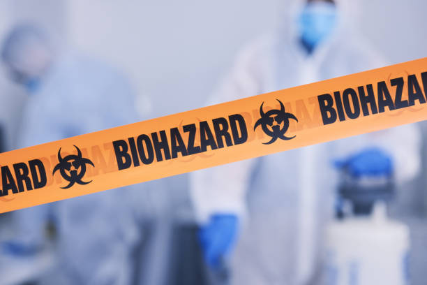 Professional Infectious Disease Decontamination technician working in Live Oak, TX